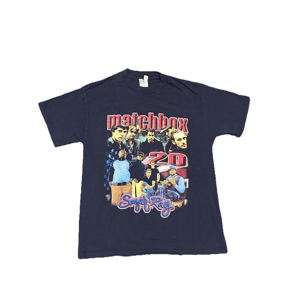 Vintage Matchbox 20 Sugar Ray‎ Rap Tee More Than You Think You Are Tour 2003 M